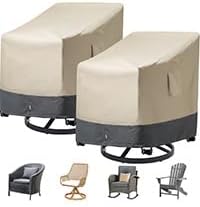 Extra Heavy Duty Patio Chair Covers Waterproof Up to 8000pa, 2 Pack Patio - Image 8