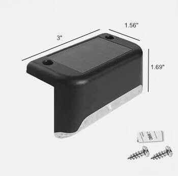 16-Pack Solar Deck Lights, Outdoor Waterproof LED Lights - Image 4