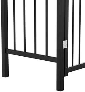VINGLI Garden Arbor with Gate, PVC Frame Trellis Garden Arch - Image 9