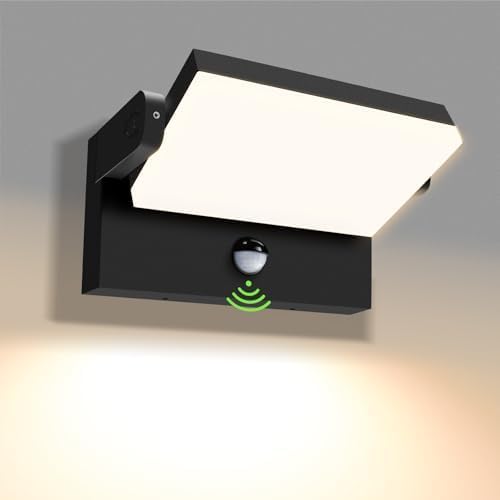 ALUSSO® 20W/40W/55W LED Outdoor Motion Sensor Wall Light, 3000K/4000K/6500K by ALUSSO