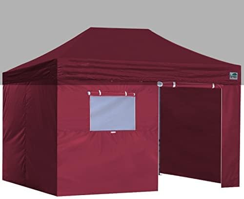 Eurmax USA Full Zippered Walls for 10 x 15 Easy Pop Up Canopy Tent, Enclosure by Eurmax