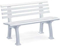 Plow & Hearth Weatherproof German PVC Outdoor Bench | Holds Up to 500 lbs | by PlowHearth