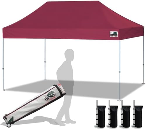 Eurmax USA Standard 10'x15' Patio Pop Up Canopy Tent Commercial Instant Canopies by Eurmax