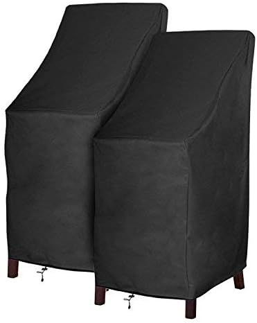 RosieLily Outdoor Chair Covers, High Back Patio Chair Covers Waterproof by RosieLily