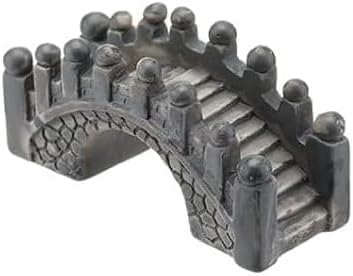 Miniature Grey Stone Arch Bridge, Fairy Garden Accessories, Micro Landscape by Unknown