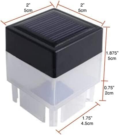Solar LED 2In x 2In Fence Post Cap - Image 2