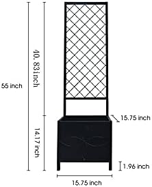 Zhongma 15.75 x 15.75 x 55 in Raised Garden Bed - Image 5