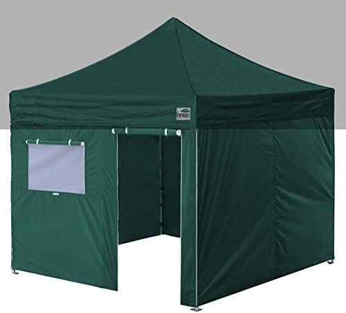 Eurmax USA Full Zippered Walls for 10 x 10 Easy Pop Up Canopy Tent, Enclosure by Eurmax