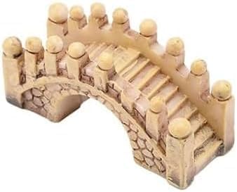 2 Pack Gray & Brown Miniature Stone Arch Bridges - Image 3