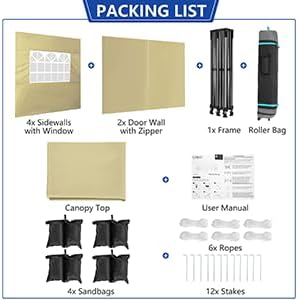 COBIZI 10x20 Heavy Duty Pop Up Canopy Tent - Image 5