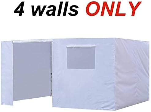 Eurmax USA Full Zippered Walls for 10 x 15 Easy Pop Up Canopy Tent, Enclosure - Image 6