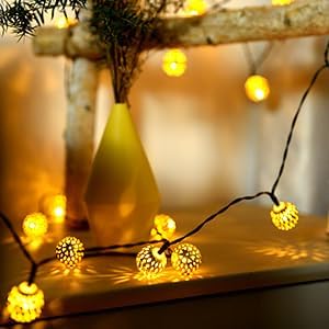 Solar String Lights Outdoor 11.6FT 30LED Globe String Lights - Image 8