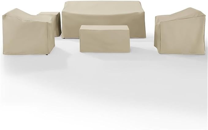 Crosley Furniture Patio Furniture Covers, Waterproof 5-Piece Cover Set - Image 4