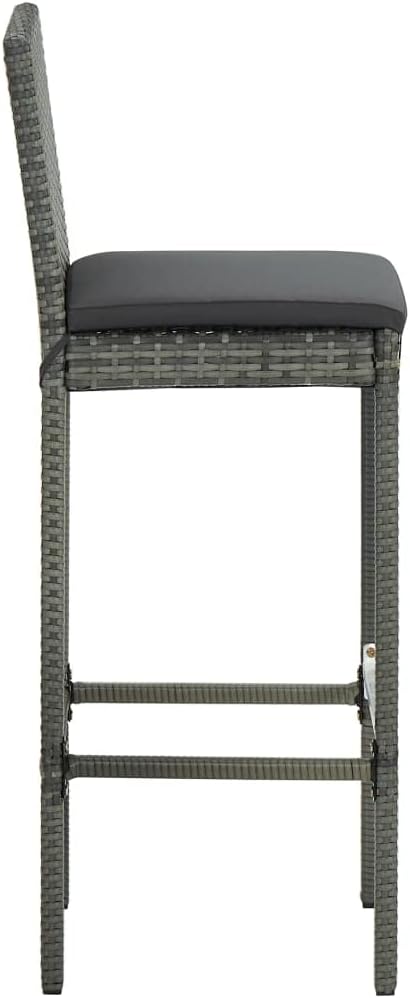 vidaXL 3 Piece Outdoors Patio Bar Set - Image 7