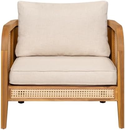 Christopher Knight Home Tilden Bohemian Acacia Wood Patio Accent Chairs - Image 6