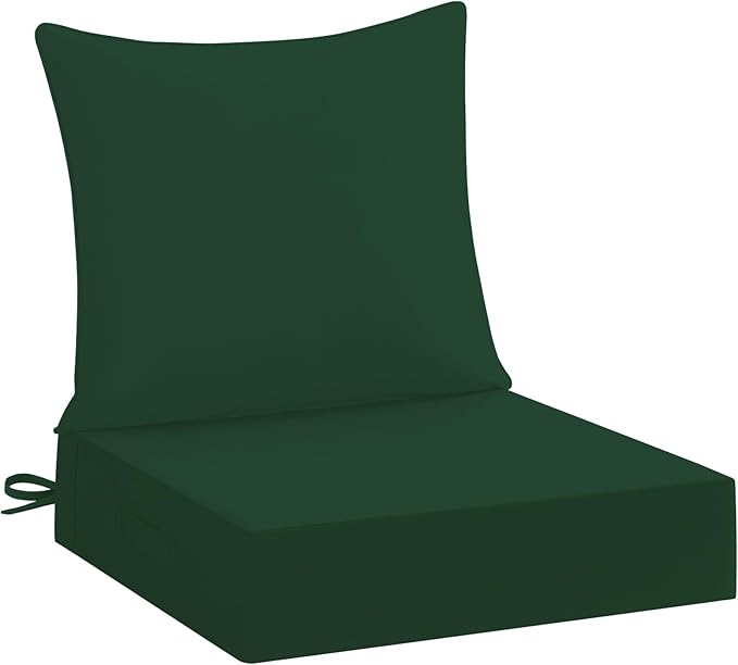 downluxe 24x24 Outdoor Chair Cushions, Waterproof Fade Resistant Patio by Downluxe