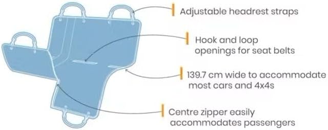 Kurgo Wander Dog Hammock Car Seat Cover - Image 5