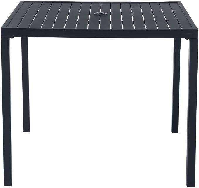 All-Weather 35.5" Square Outdoor Patio Table - Image 7