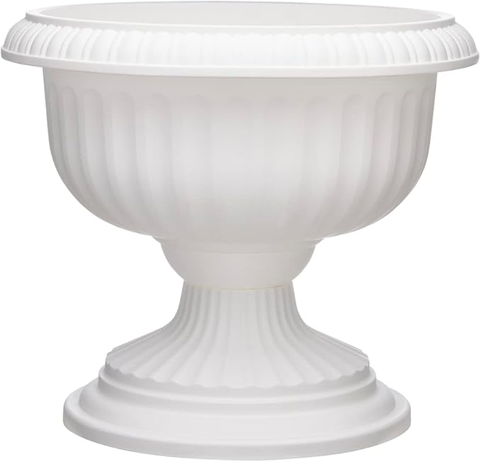 Southern Patio Dynamic Design 18 Inch Outdoor Home Resin Grecian Urn Versatile by SouthernPatio