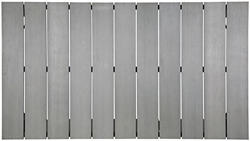 Modway Maine Aluminum Outdoor Patio 63" Dining Table in Brown Gray - Image 5