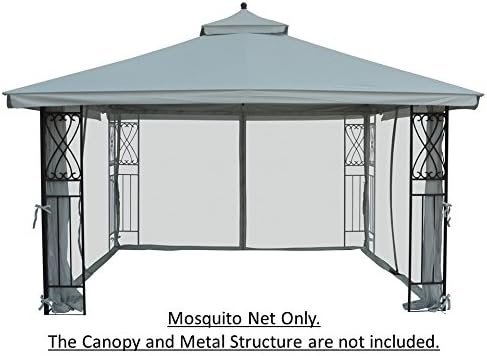 Universal 10' x 12' Gazebo Replacement Mosquito Netting - Image 2