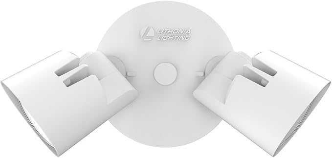 Lithonia Lighting HomeGuard 2-Light LED Outdoor Flood Lights, Wall or Ceiling - Image 5