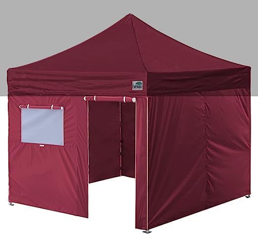 Eurmax USA Full Zippered Walls for 10 x 10 Easy Pop Up Canopy Tent, Enclosure by Eurmax