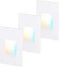LEONLITE 5CCT 120V LED Step Lights, 3.5W 150LM 5%-100% Dimmable Indoor Outdoor by LEONLITE