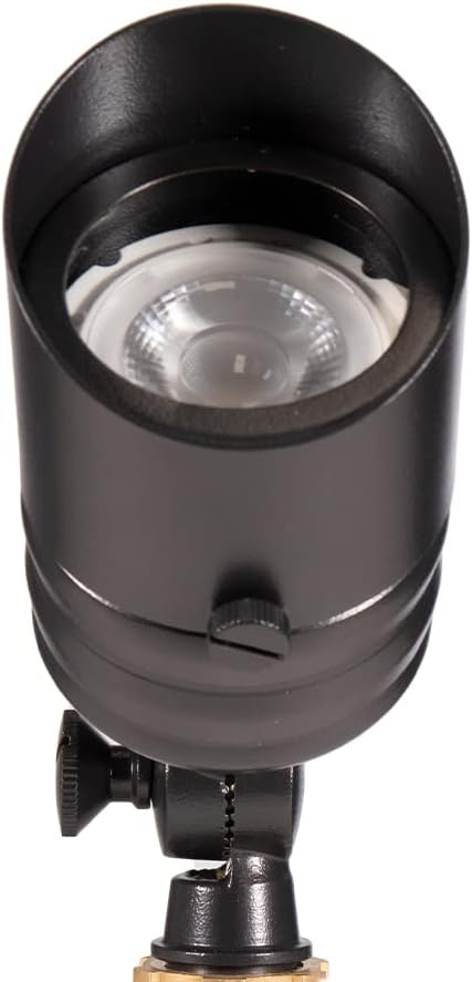 VOLT Fat Boy 12V Brass Outdoor Mini Spotlight - Image 2