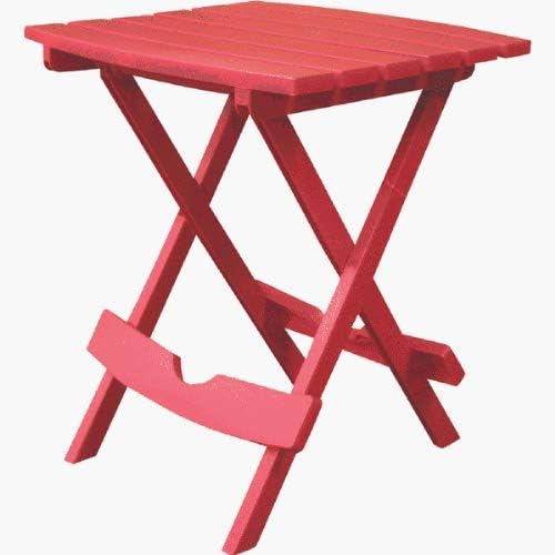 Adams Manufacturing 8500-26-3700 Plastic Quik-Fold® Side Table, Cherry Red - Image 3