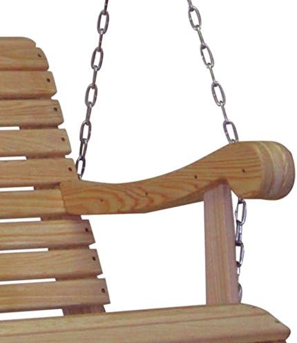 5 Ft Feet Roll Back Scandinavian Style Grandpa Porch Swing from High end Hand - Image 3