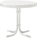 Crosley Furniture Griffith Weather Resistant Retro Metal Outdoor Side Table by CrosleyFurniture