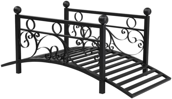 Black Iron Foot Bridge, Bridge Walkway - Image 8