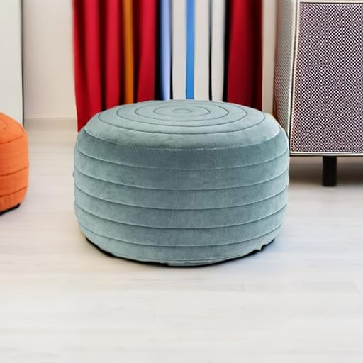 SIMPLIHOME Vivienne Round Pouf - Image 6