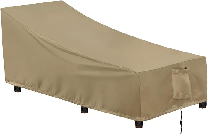 OutdoorLines Outdoor Waterproof Patio Chaise Lounge Chair Cover by OutdoorLines