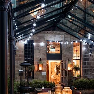 20 LED Crystal Globe Solar String Light Extra-Bright Outdoor Lights - Image 7