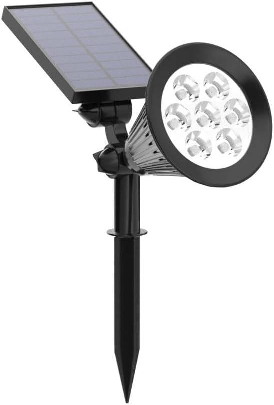 Solar Spotlights Outdoor, Bright 7-LED Landscape Spot Lights, Dusk-to-Dawn - Image 4
