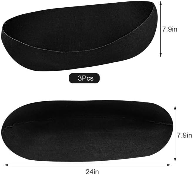 3PCS 24 Inch Planter Basket Liners Fabric Window Box Liners Felt Trough Planter - Image 2