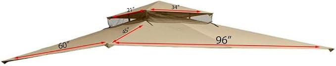Garden Winds Custom Fit Replacement Canopy Top Cover Compatible - Image 2