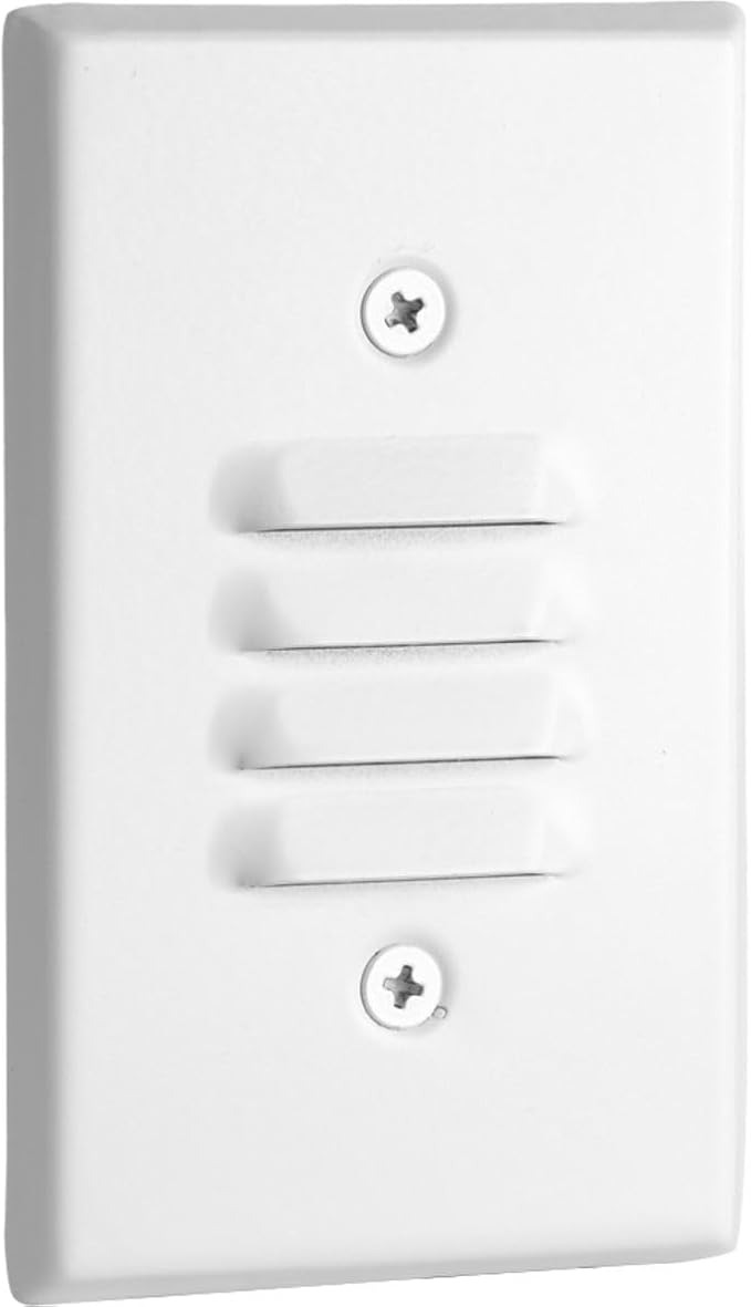 Progress Lighting LED Indoor Louvered Step Light, P660003-028-30K, Satin White by ProgressLighting