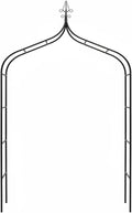 Thickened Metal Garden Arch, 16mm Pipe Diameter Heavy-Duty Gothic Garden Arbor by LeJoy+Garden