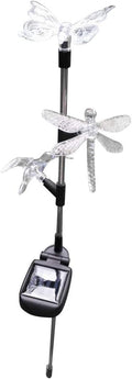 Solar Garden Stake Lights Hummingbird Butterfly and Dragonfly Multi-Color by OSALADI