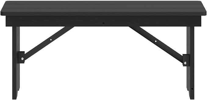 Flash Furniture Hercules Commercial Farmhouse Folding Bench, Antique Solid Pine - Image 14