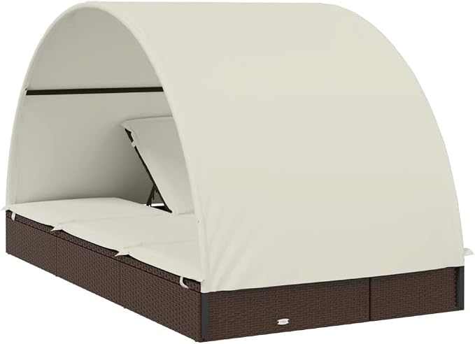 vidaXL 2-Person Outdoor Patio Daybed - Image 4