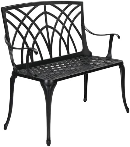 38" Outdoor Garden Bench, Patio Furniture Outdoor Chair by Unknown
