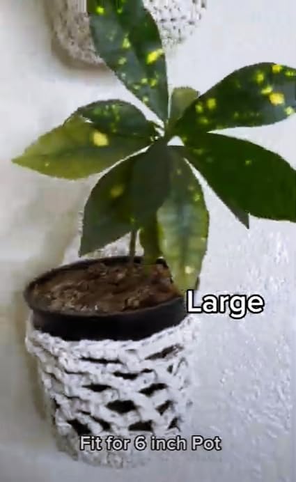 4 Packs Hanging Planters for Indoor Plants, Wall Plant Holder | Plant Hanger - Image 7