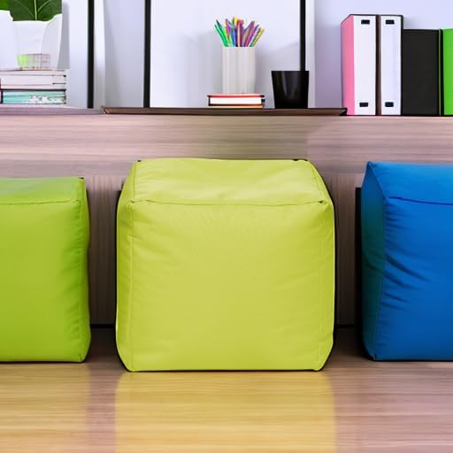 Gouchee Home Cube Brava Pouf Ottoman Foot Rest - Image 6
