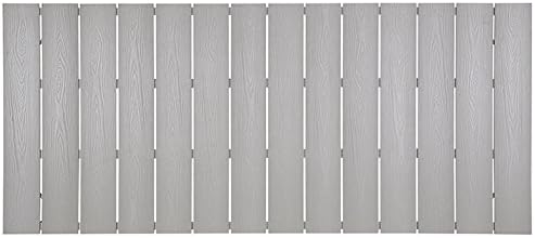 Modway EEI-1509-WHI-LGR Maine White Light Gray 80" Outdoor Patio Dining Table - Image 5