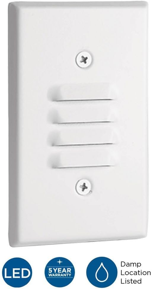Progress Lighting LED Indoor Louvered Step Light, P660003-028-30K, Satin White - Image 5