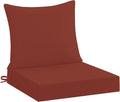 downluxe 22x22 Outdoor Chair Cushions, Waterproof Fade Resistant Patio by Downluxe